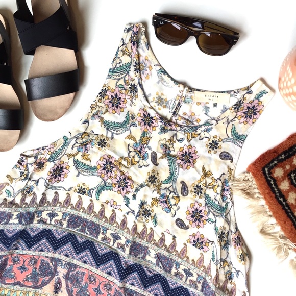 Elodie Tops - Elodie Patterned Tank Top